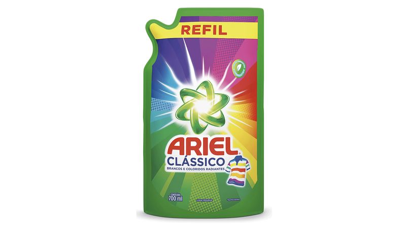 Lava Roupas Ariel Clássico Refil 700ml - Covabra