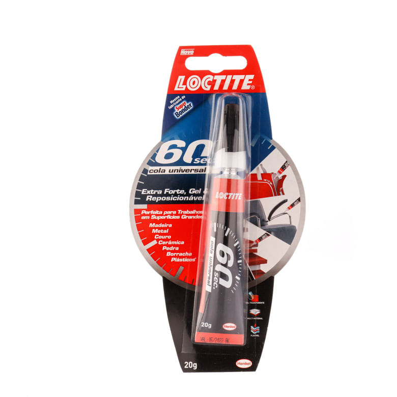Cola Super Bonder Loctite 60 Segundos 20 g - Covabra