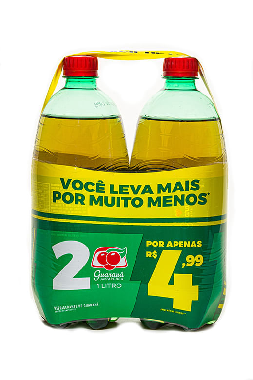 Refrigerante Antarctica Guarana Multipack 1lt - Covabra