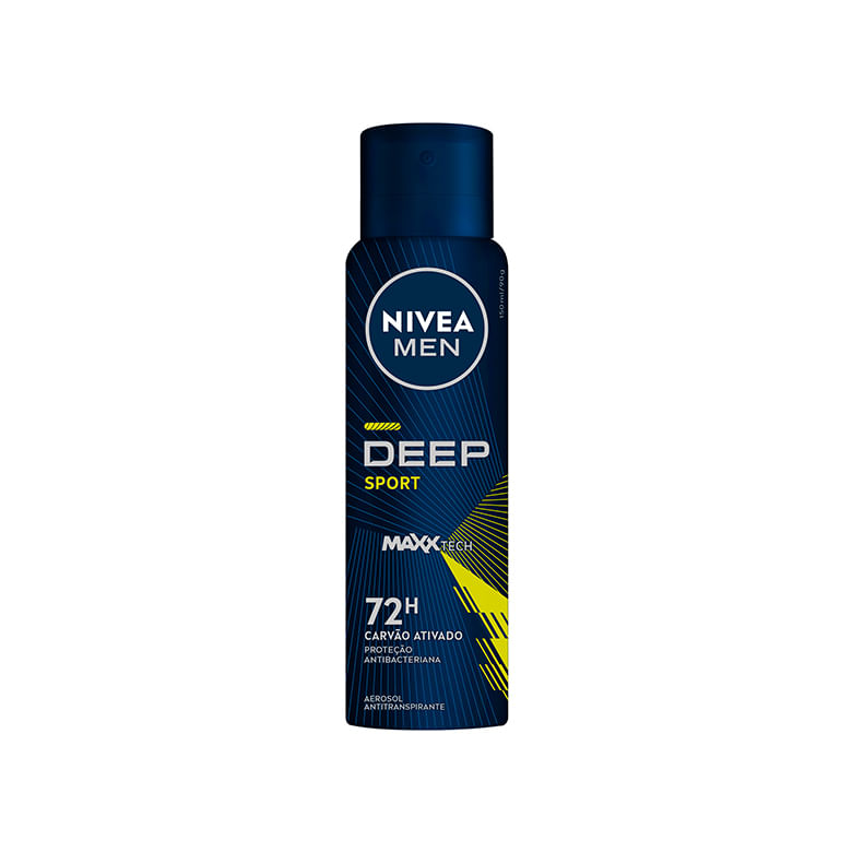 Desodorante Nivea Men Deep Sport Aerosol 150ml - Covabra