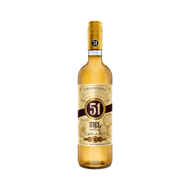 Cachaça 51 Mel com Toque de Limão 740ml - Covabra