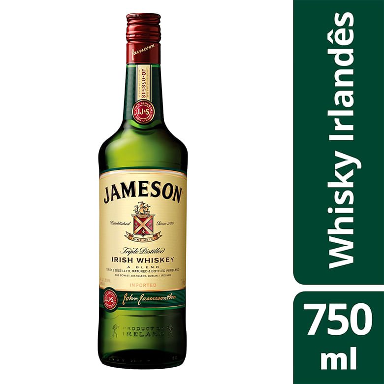 Whisky Jameson Irlandês 750ml - Covabra