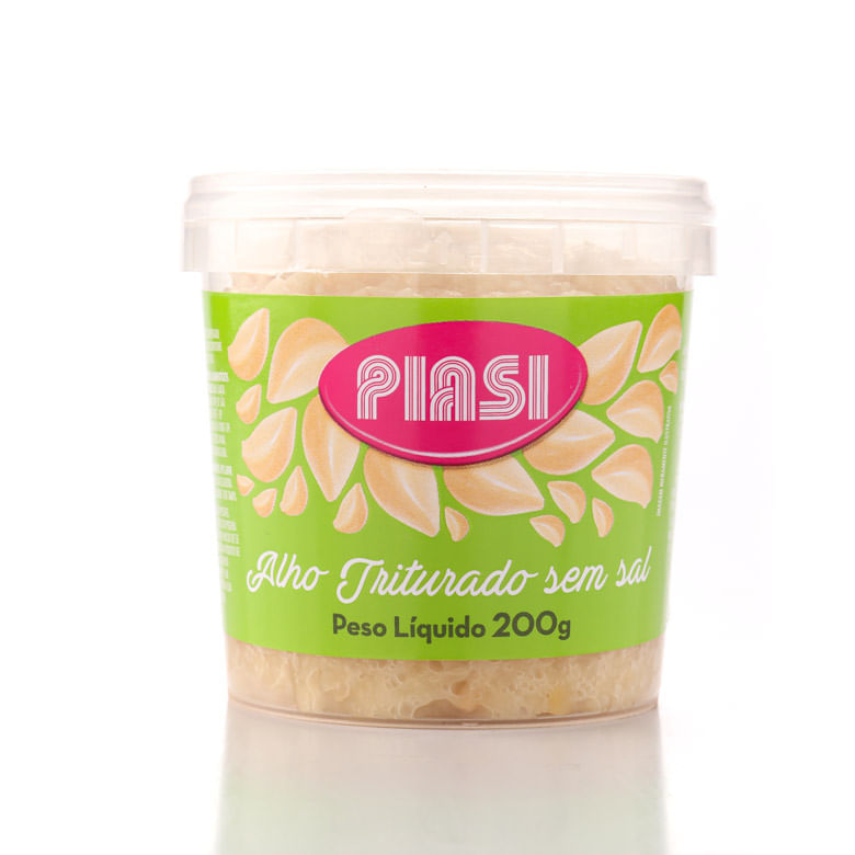 Alho Triturado Sem Sal Piasi Pote 200G