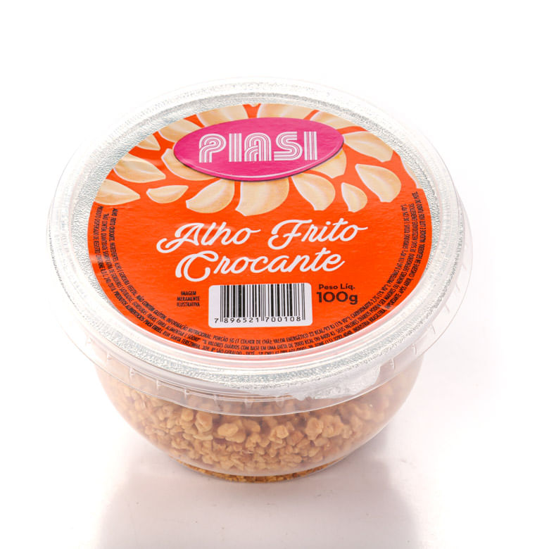 Alho Piasi Frito Crocante 100g