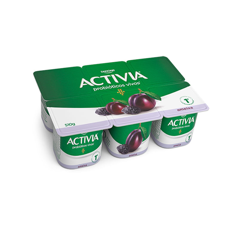 Leite Fermentado Activia Ameixa 510g