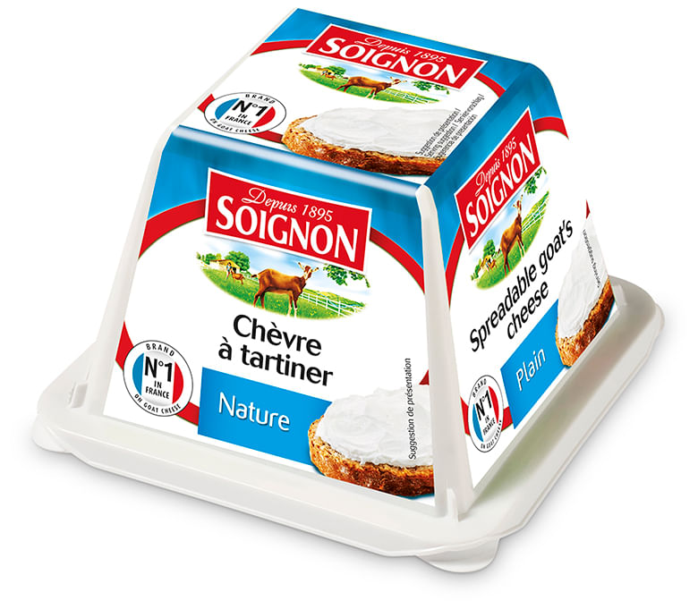 Queijo de Cabra Soignon Chèvre à Tartiner Cremoso 140g