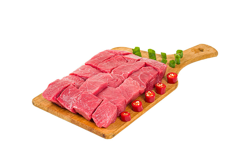 Patinho Bovino Cubos Bandeja 1 Unidade 515g