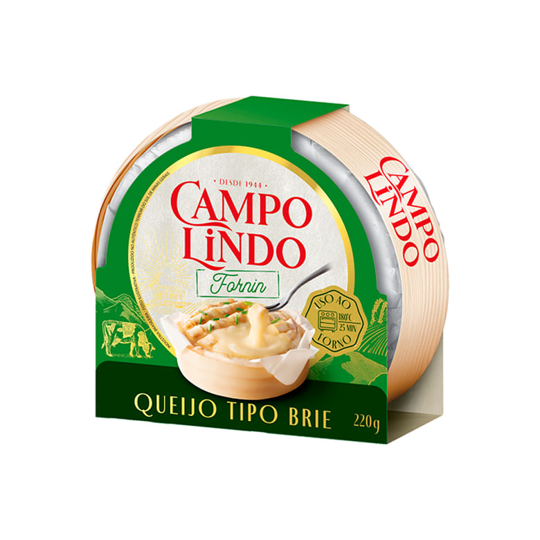 Queijo tipo Brie CAMPO LINDO Fornin 220g