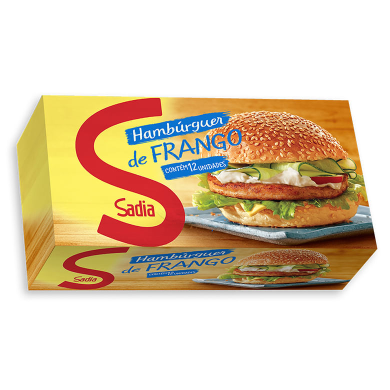 Hamburguer Sadia Frango 672g