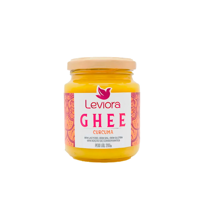 Ghee Leviora Cúrcuma s/ Sal 200g - Covabra