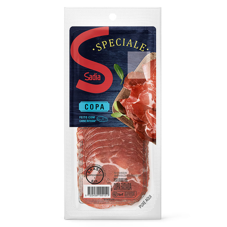 Copa Prezato Sadia Fatiado 100g