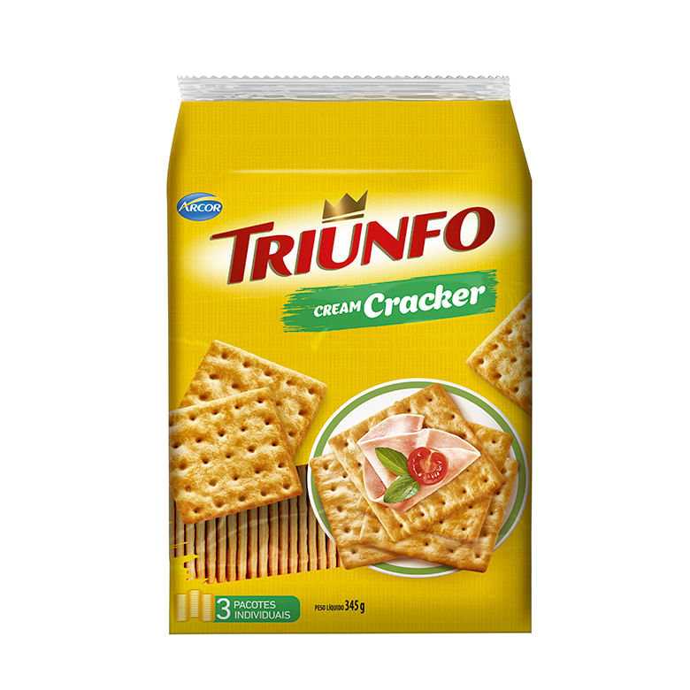 Biscoito Salgado Cream Cracker 345g