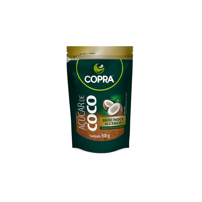 Açúcar de Coco Copra Sachê 100g