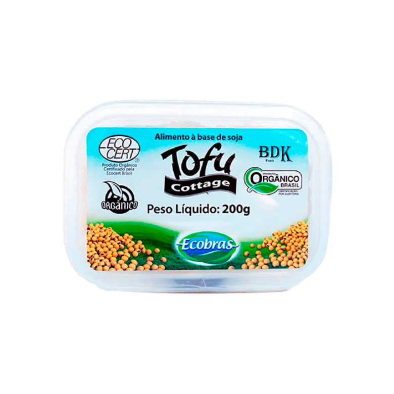 Tofu Tipo Cotage Orgânico Ecobras 200g