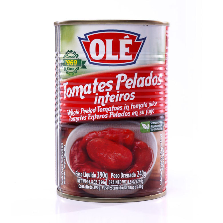 Tomate sem Pele Olé Inteiro Lata com 240g