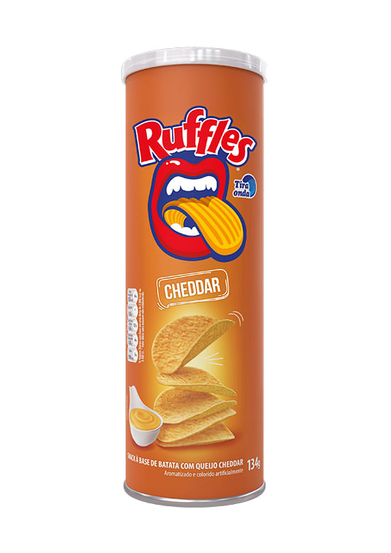 Batata Ruffles Stax Cheddar 134g - Covabra