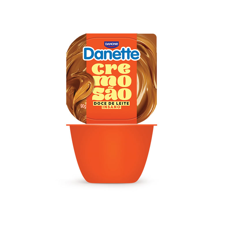 Sobremesa Láctea Danette Cremosão Doce de Leite Insano Pote 90g
