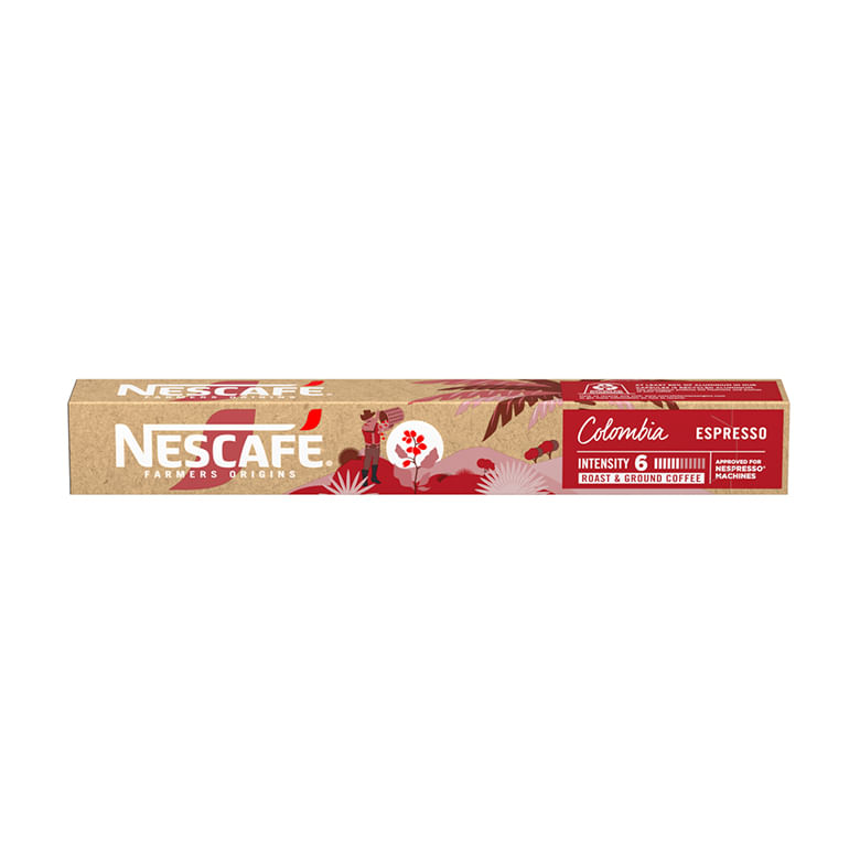 Café Nescafé Nespresso Colombia com 10 Cápsulas 44g - Covabra
