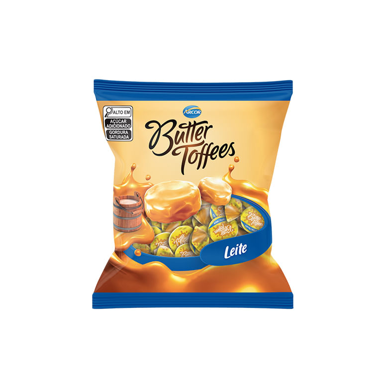 Bala Butter Toffees Leite 90g