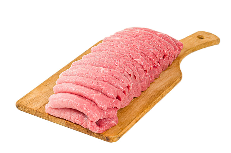 Lagarto Bovino Novilhos Sanfonado Bandeja 1 Unidade 800g
