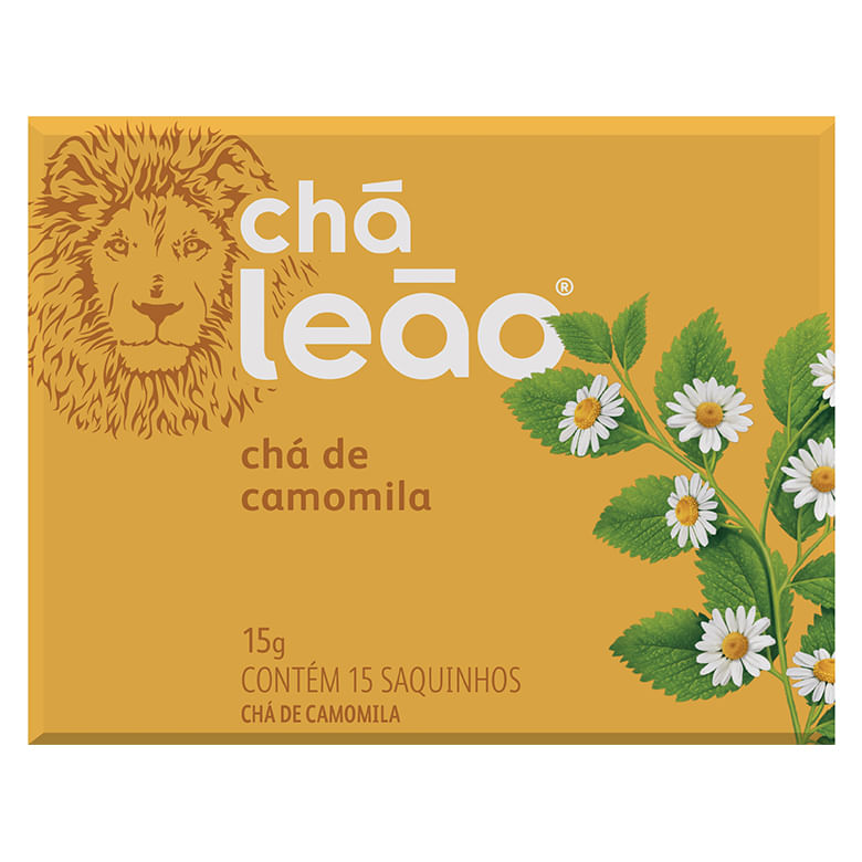 Chá Matte Leão de Camomila 15 Sachês de 15g