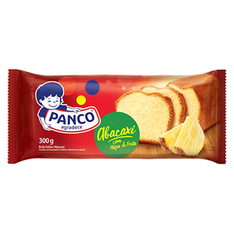Bolo Panco Abacaxi Pacote com 300g