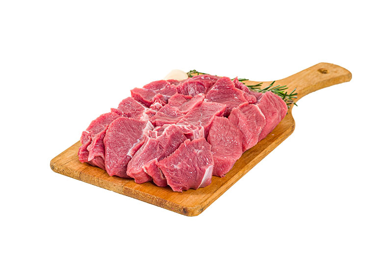 Músculo Traseiro Bovino Cubos Bandeja 1 Unidade 515g