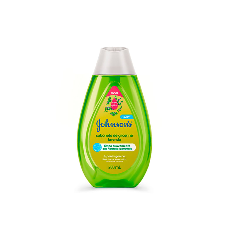 Sabonete Líquido Johnson's Baby Lavanda 200ml - Covabra