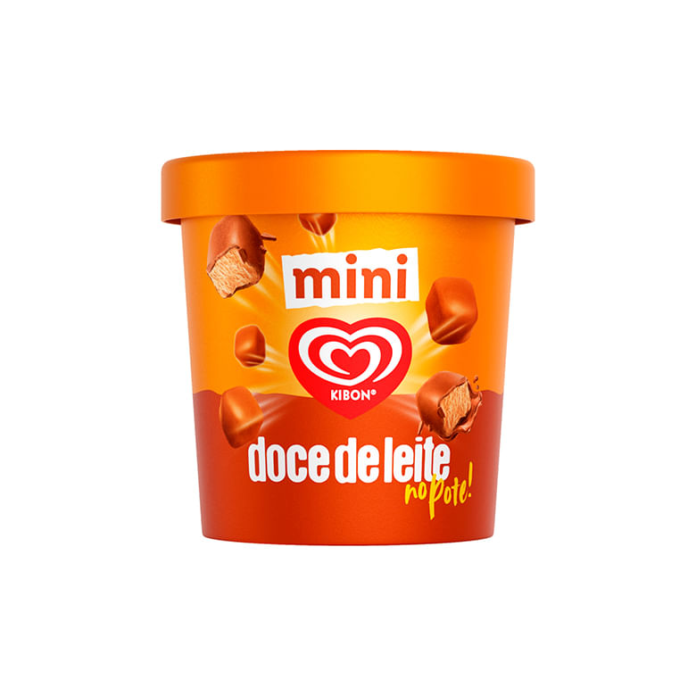 Mini Sorvete Kibon Doce De Leite 184g
