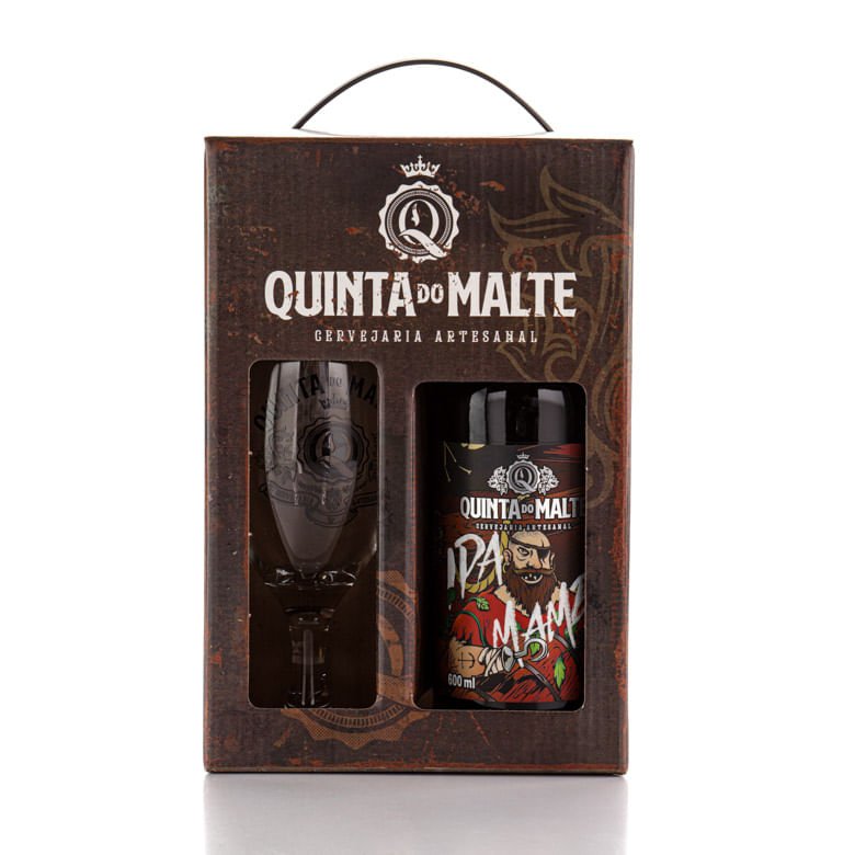 Kit Cervejas Quinta do Malte Ipa + Taça