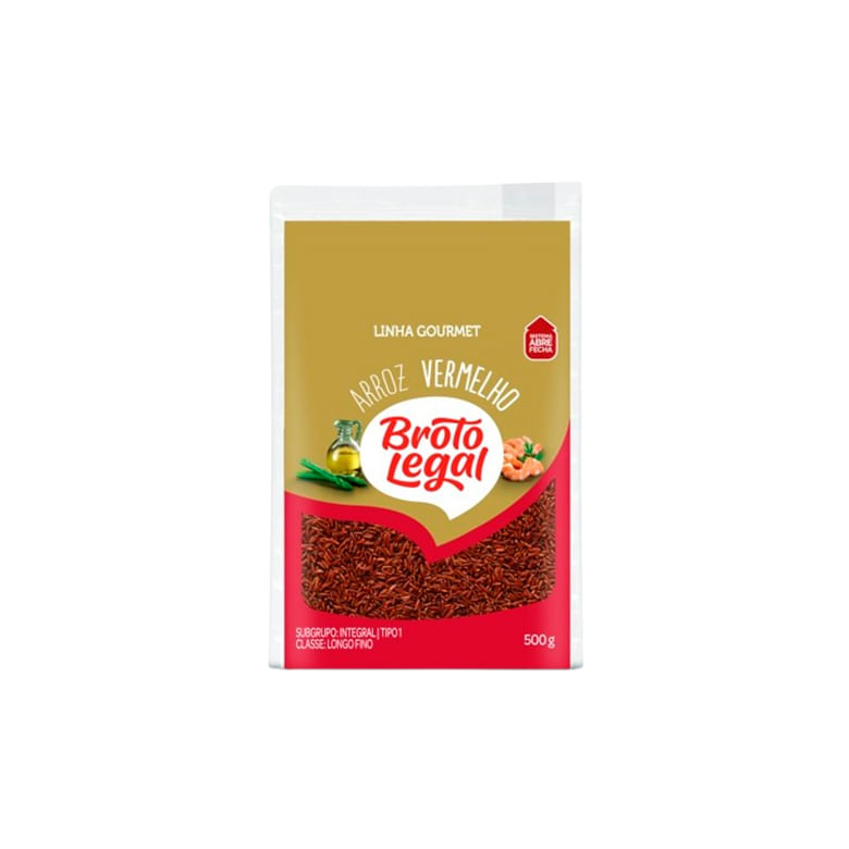 Arroz Vermelho Integral Tipo 1 Broto Legal 500g