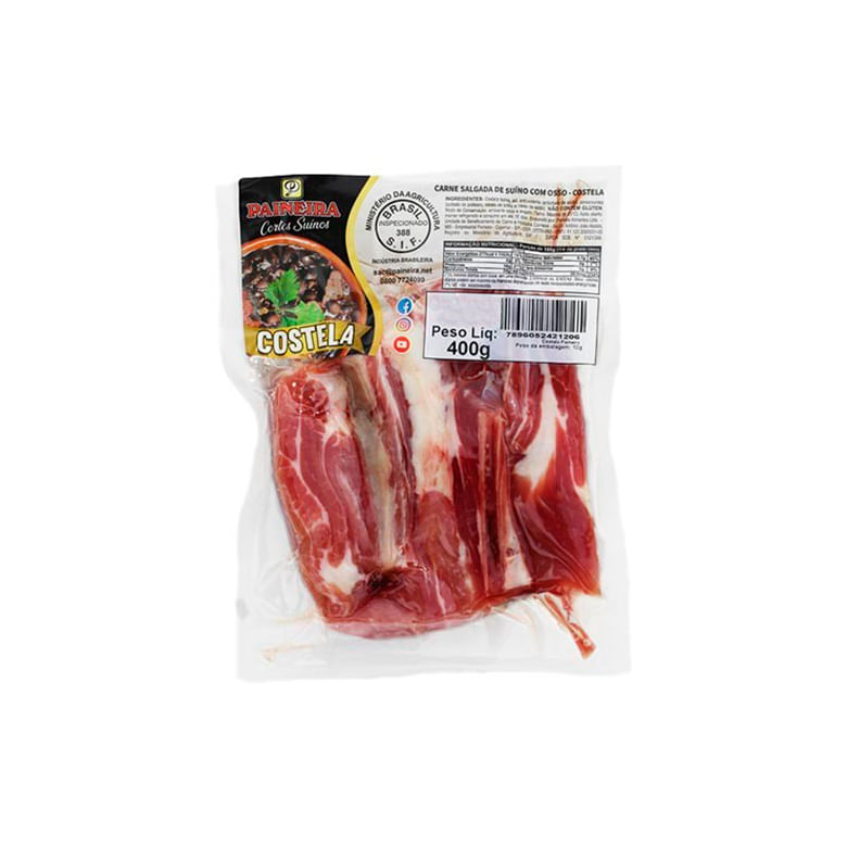 Costela Suína Salgada Paineira 400g