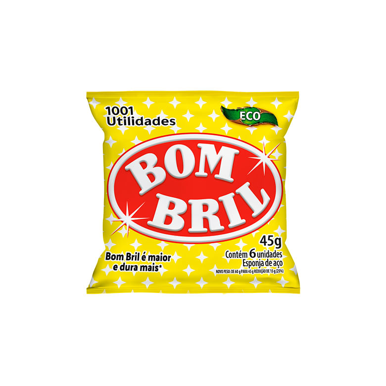 Lã de Aço Bombril 6 un - Covabra