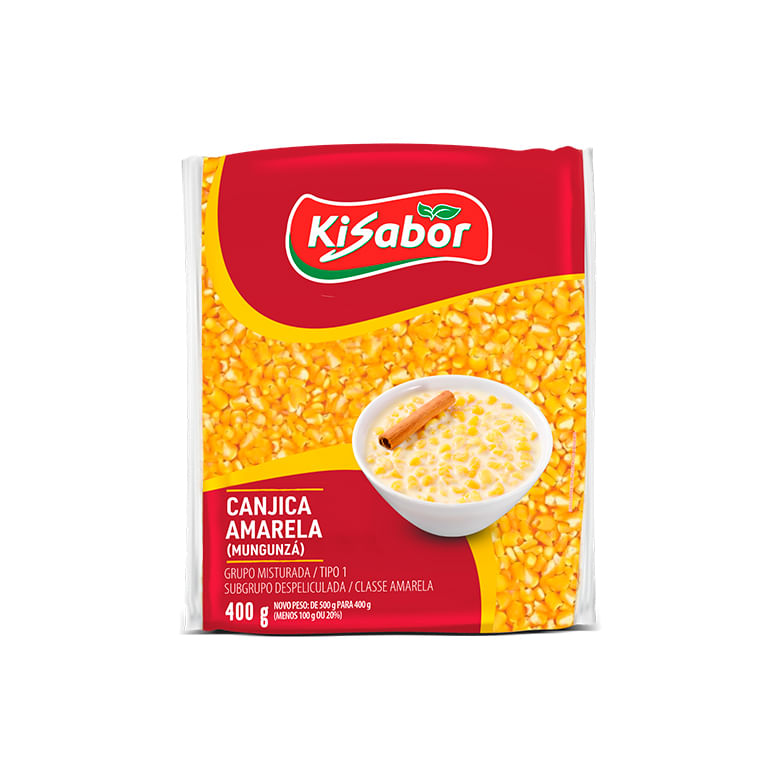 Canjica Kisabor Amarela 400g