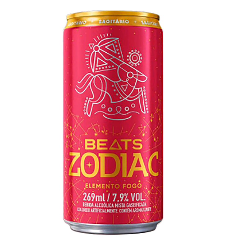 Bebida Skol Beats Zodiac Fogo Lata 269ml - Covabra