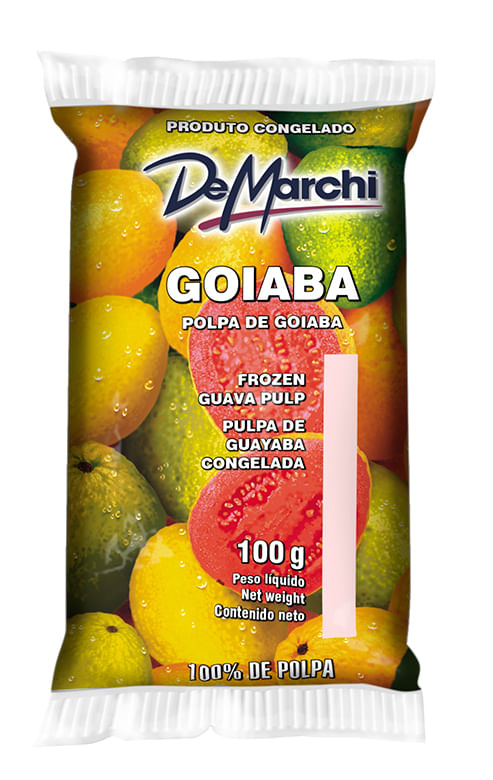 Polpa de Fruta De Marchi Goiaba Congelada 100g
