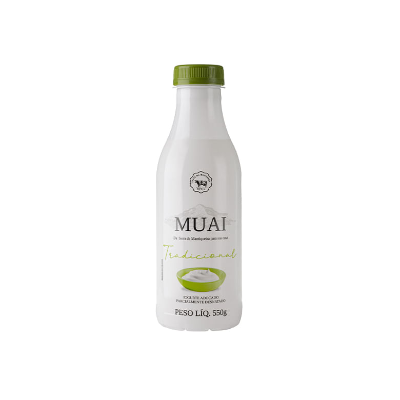Iogurte Adoçado Parcialmente Desnatado Muai 550 G