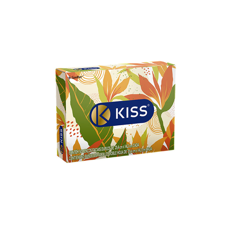 Lenço Papel Kiss Box com 50Unidades - Covabra