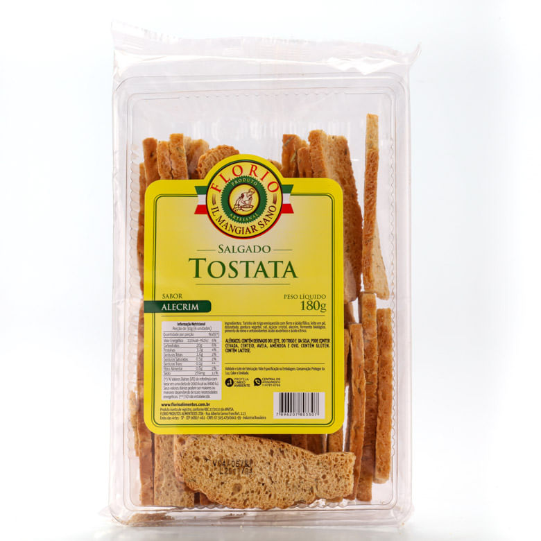 Tostata Florio Rosmarino 180 g - Covabra