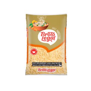 Arroz Broto Legal Parboilizado Tipo I 2kg