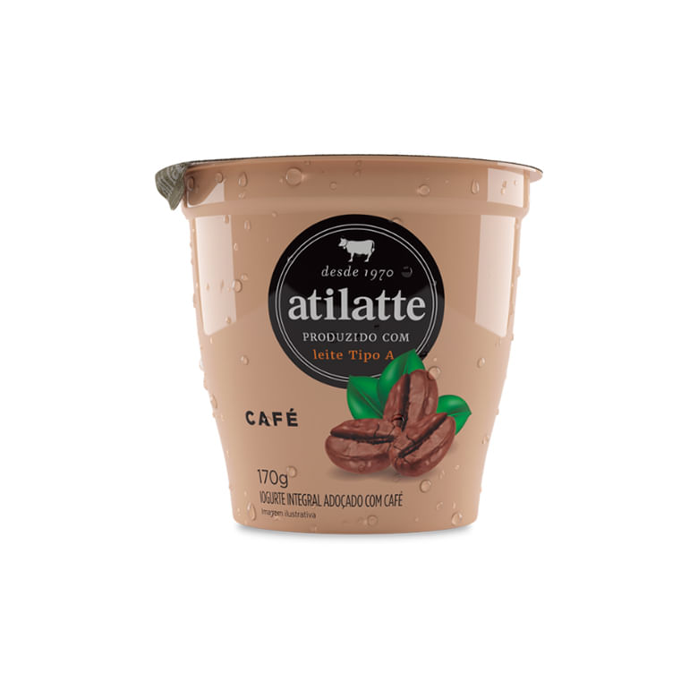 Iogurte Integral De Café Atilatte 170 G