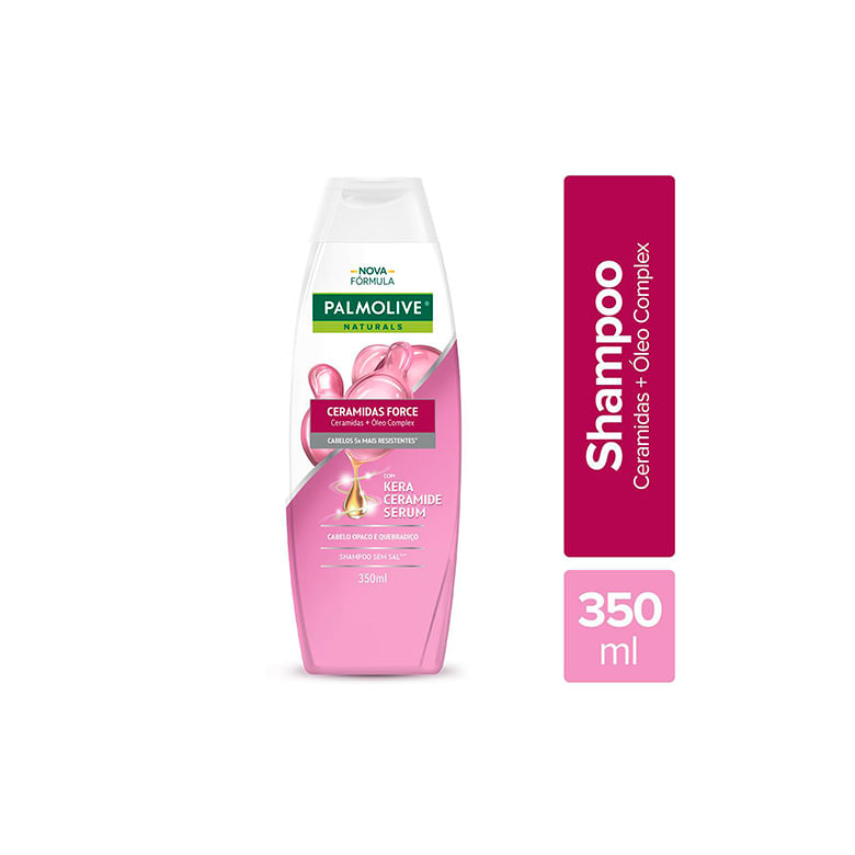 Shampoo para Cabelos Naturals Ceramidas 350ml