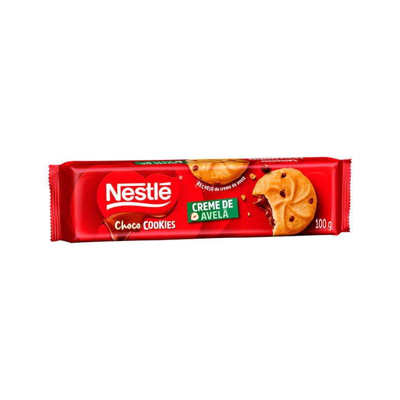 Biscoito Nestlé Choco Cookie Creme de Avelã 100g - Covabra