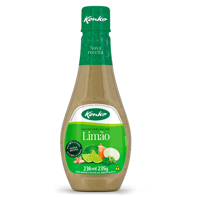 Molho para Salada Kenko Limão 236ml - Covabra