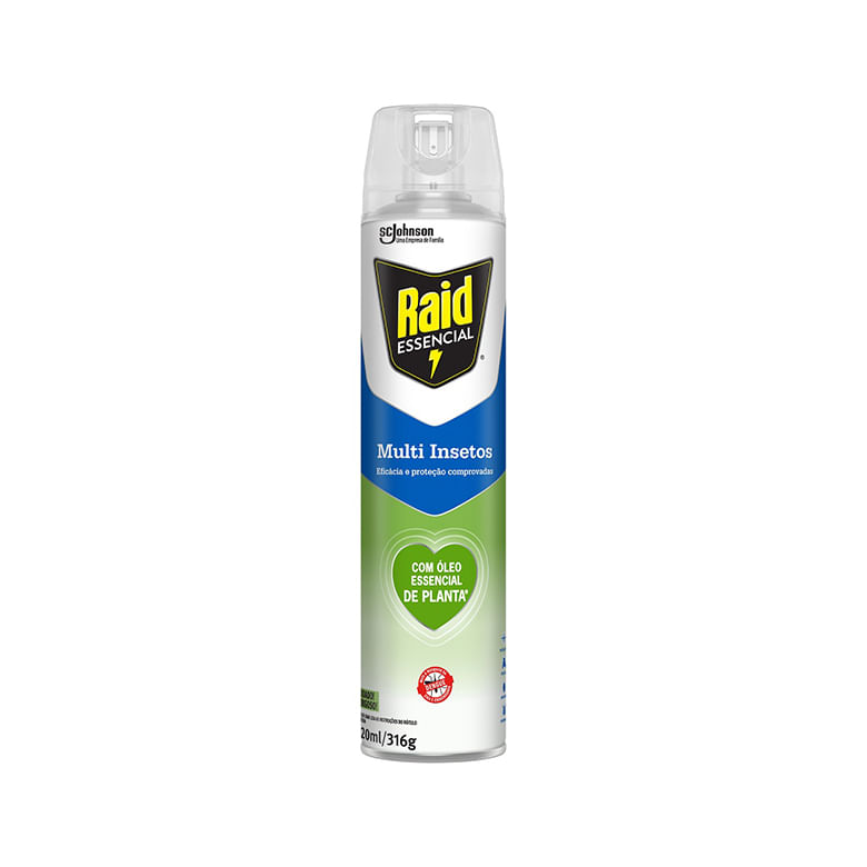 Inseticida Raid Base Planta Aerosol 420ml - Covabra