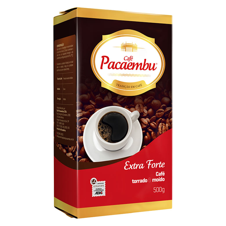 Café Pacaembu Extra Forte Vácuo 500g - Covabra