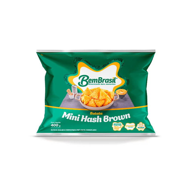 BATATA PALITO BEM BRASIL PCT 400G HASH BROW