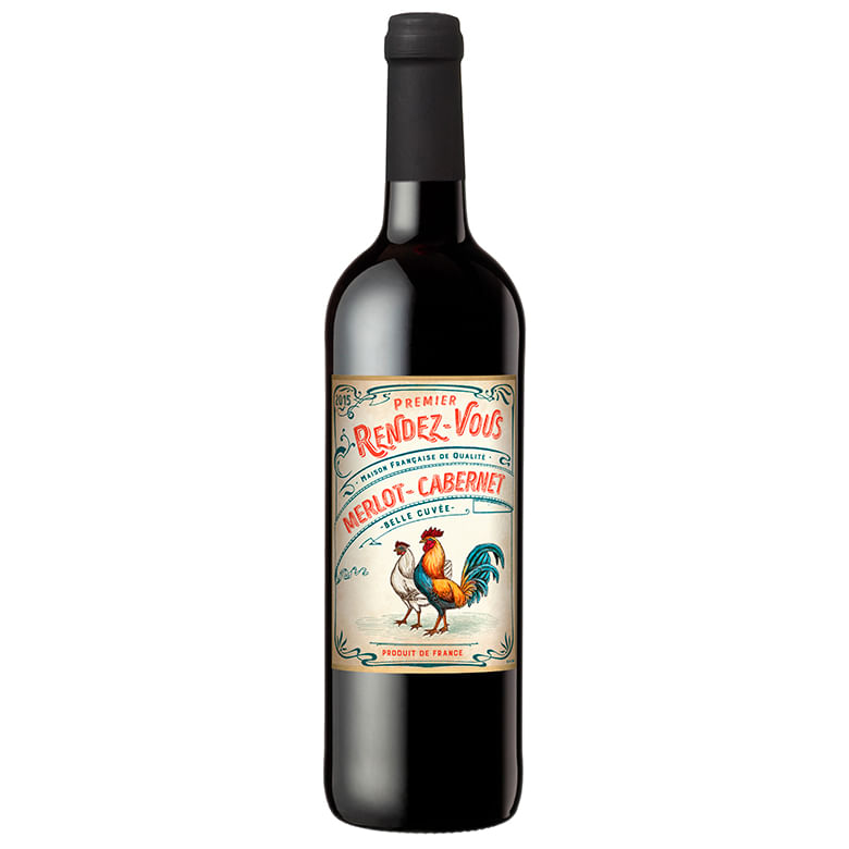 Vinho Rendez Vous Premier Merlot Cabernet Sauvignon 750ml