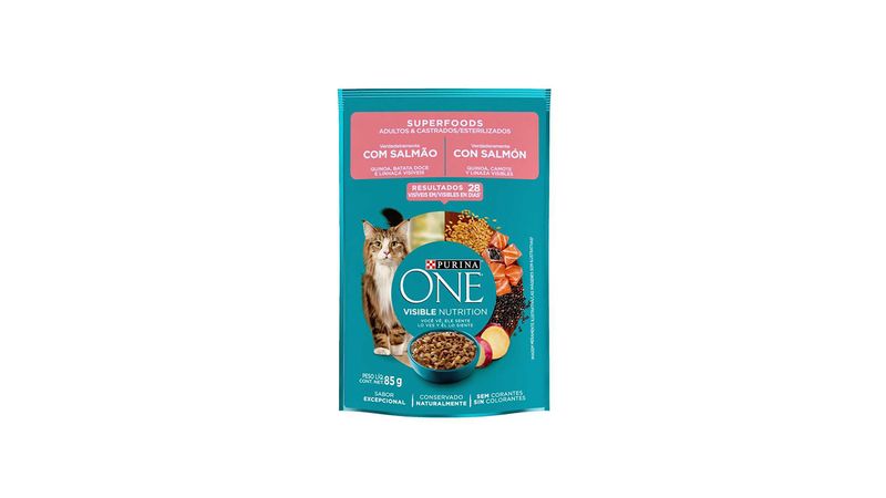 Alimento para Gatos Purina One Superfoods 85 g - Covabra