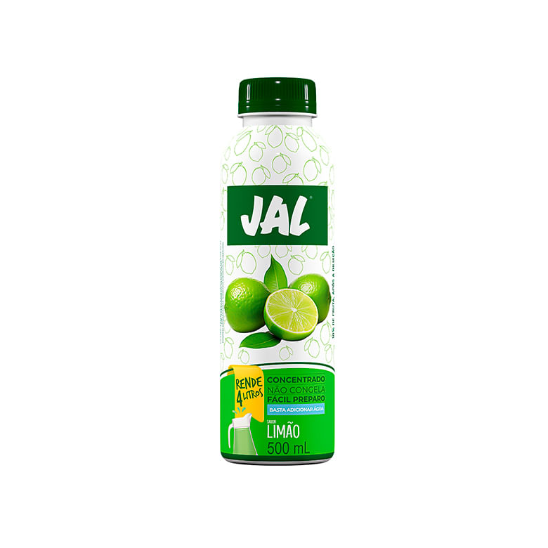 JAL Suco Concentrado Jal Limão 500ml - Covabra